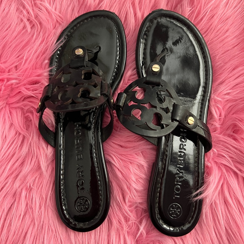 PRE WORN TORY BURCH MILLER SANDALS